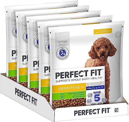 PERFECT FIT™ Hund Beutel Sensitive Adult 1+ mit Truthahn 5 x 1,4kg von Perfect Fit