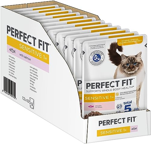 PERFECT FIT™ Katze Portionsbeutel Sensitive mit Lachs von Perfect Fit