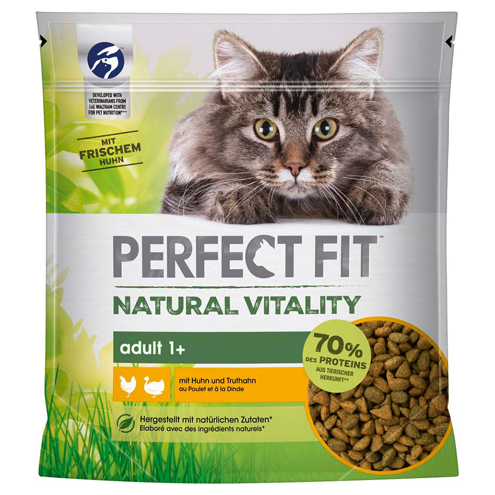 650 g / 1,4 kg / 2,8 kg / 6 kg Perfect Fit Natural Vitality zum Sonderpreis! - 650 g Adult: Huhn & Truthahn von Perfect Fit