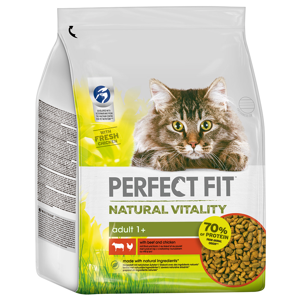 650 g / 6 kg / 2,4 kg Perfect Fit Natural Vitality Adult 1+ zum Sonderpreis! - 2,4 kg Rind und Huhn von Perfect Fit