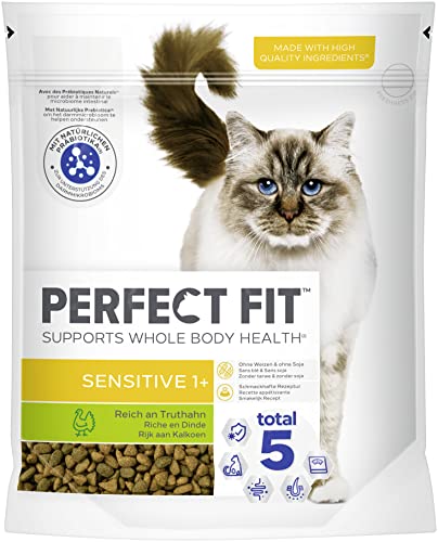 Katze Beutel Sensitive 1+ mit Truthahn 1 x 750g von Perfect Fit