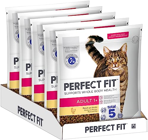 PERFECT FIT™ Katze Beutel Adult 1+ mit Huhn 5x1,4kg von Perfect Fit