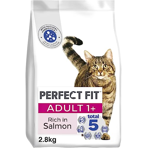 PERFECT FIT™ Katze Beutel Adult 1+ mit Lachs 3x2,8kg von Perfect Fit