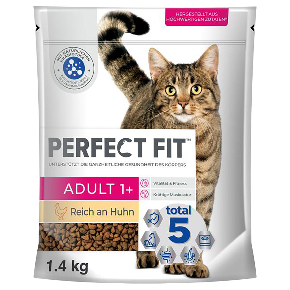 Perfect Fit Adult 1+ Reich an Huhn - Sparpaket: 5 x 1,4 kg von Perfect Fit