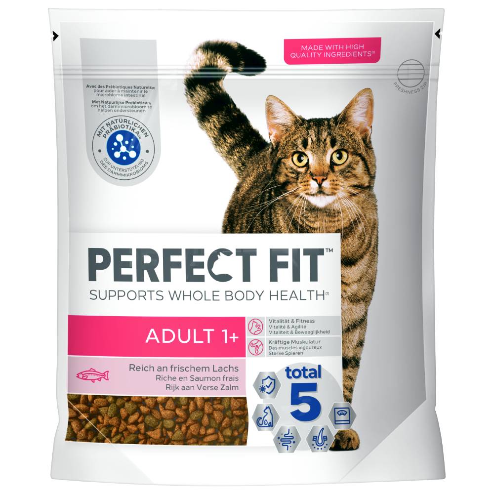 Perfect Fit Adult 1+ Reich an Lachs - Sparpaket: 5 x 1,4 kg von Perfect Fit