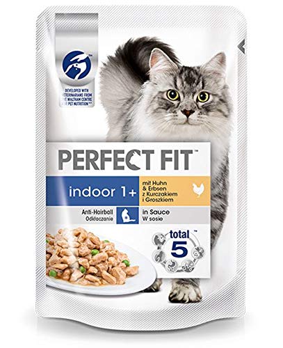 Perfect Fit Indoor Huhn | 12x 85g Katzenfutter nass von Perfect Fit