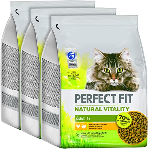 PERFECT FIT™ Katze Beutel Natural Vitality Adult 1+ mit Huhn und Truthahn von Perfect Fit