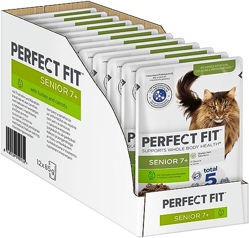 PERFECT FIT™ Katze Portionsbeutel Senior mit Truthahn und Karotten von Perfect Fit