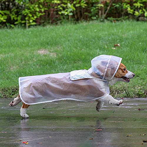 Perfect Flower Regenmantel Für Hunde,Hunde Regenjacke Wasserdicht,wasserdichte 2-in-1-Regenjacke Für Hunde Für Kleine Und Mittelgroße Hunde von Perfect Flower