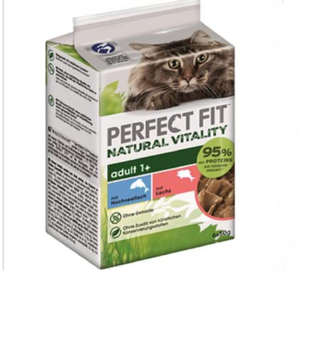 PerfectFit Natural Vitality Adult 1+ mit Hochseefisch | 36x 50g von PerfectFit