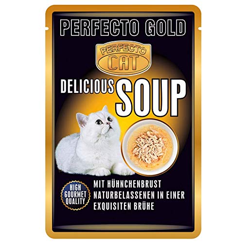 Perfecto Cat Delicious Soup mit Hühnchenbrust von Perfecto Cat