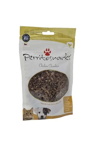 Perrito Hundeleckerli Chicken Chunkies, kleine Hühnerfleischstücke, 1er Pack (1 x 100 g) von Perrito