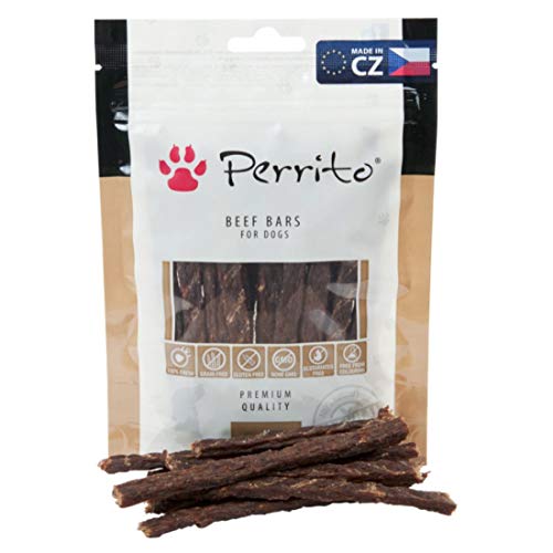 Perrito Hundeleckerlies Beef Bars, 10er Pack (10 x 100 g) von Perrito