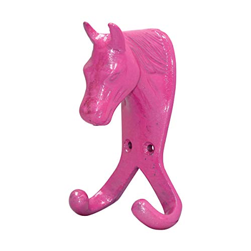 Perry Equestrian Wandhaken, Pferdekopf, Rosa von Perry Equestrian