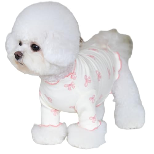 Kleine Hundekleidung, süßes Hundehirt mit Bugmuster Frühlings Sommer Weiches atmungsaktives Outfit für Chihuahua Shih Tzu Yorkshire Welpenkatzen von Pesoncarl