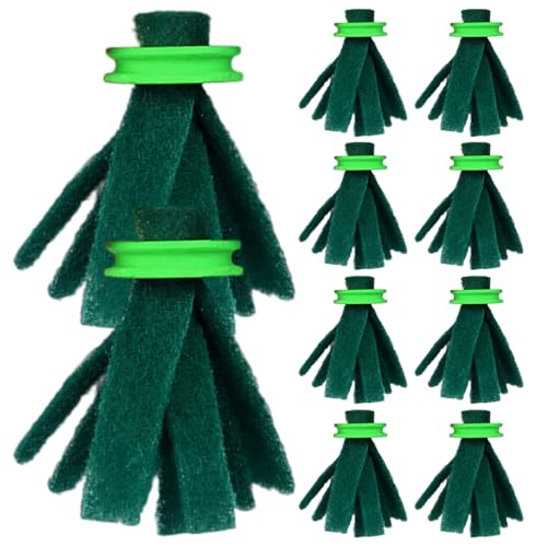 Pesoncarl Haustier -Ornamente, 10pcs Laich -Mopp für Fische, 2 x 4 Zoll schwimmendes Baumwoll -Laich -Mopp, kein Schadenersatzzüchter für Aquarium, Fischtank, zufällige Farbe von Pesoncarl