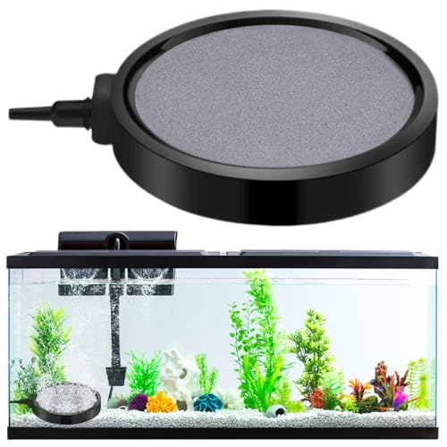 Pesoncarl Luftstein für Aquarien, 4,1 Zoll leiser Sand-Luftstein für Aquarien mit dichter Blase, Luftstein für Hydrokultur, kleine professionelle Aquarien, Fischgeschäfte von Pesoncarl