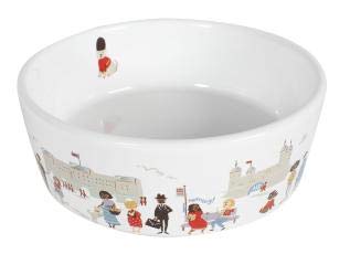 Cath Kidston Keramiknapf für Hunde, Motiv: London, spülmaschinenfest, 18 cm von Pet Brands