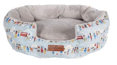 Pet Brands Cath Kidston Hundebett, oval, Bedruckt, wendbar, 78 x 60 x 29 cm von Pet Brands