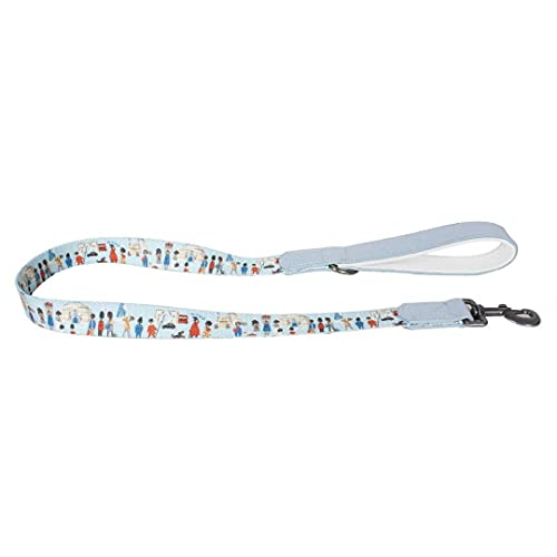 Pet Brands Cath Kidston Hundeleine, London-Druck, Baumwolle, mit weichem PU-Ledergriff, 1,5 m x 2 cm von Pet Brands