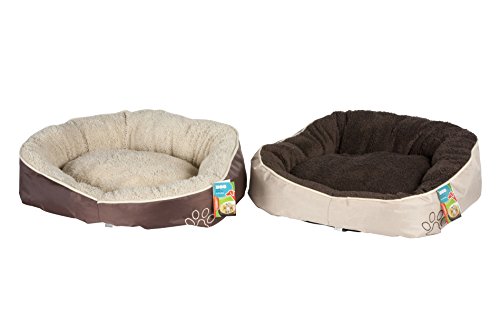 Pet Comfort Kuscheliges Hundebett, Beige, 52x50x18cm von Pet Comfort