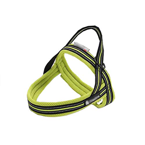 Pet Brustgurt Traktion Seil Brust Rücken Weste Stil Hund Kette reflektierende Streifen weich bequem robust langlebig (Farbe: E, Größe: XS 48–56 cm) von Pet Cuisine