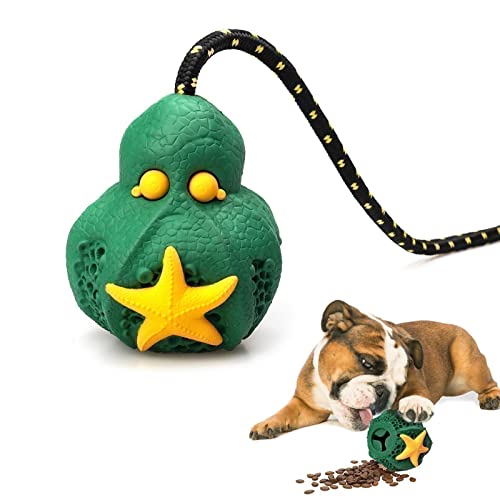 Pet-Fun Kauspielzeug für Hunde, 100 % Naturkautschuk, Oktopus-Hundespielzeug, Hundespielzeug für große Hunde, Kauspielzeug für aggressive Kauer, unzerstörbares Hundespielzeug für aggressive Kauer von Pet-Fun