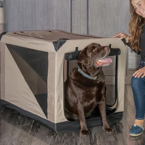 Pet Gear Insta-Fold Hundebox, weich, 106,7 cm, Ecru von Pet Gear