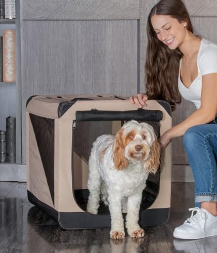 Pet Gear Insta-Fold Hundebox, weich, 91,4 cm, Ecru von Pet Gear