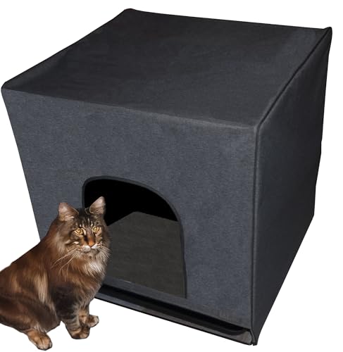 Pet Gear Pro Pawty für Katzen mit Tablett, Schluss mit Streustreu, faltbar, leicht zu reinigen, Katzentoilette Nicht im Lieferumfang enthalten, 2 Modelle, 2 Farben von Pet Gear