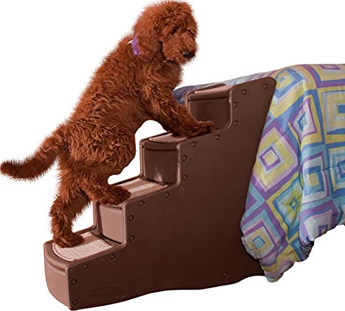 Pet Gear Treppe für Tiere, 4 Stufen, groß, Schokoladenbraun von Pet Gear