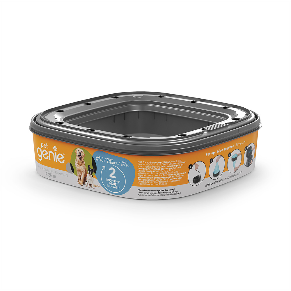 Pet Genie Nachfüllkassette fürs Hundekot-Entsorgungssystem - 1 Stück (OHNE Eimer) von Pet Genie by Litter Locker