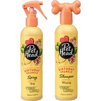 Pet Head Birthday Edition - 2-teiliges Set (Shampoo, Spray) von Pet Head