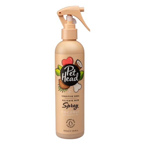 Pet Head Sensitive Soul Fellspray für Hunde | Kokosnussduft | Pflegt und Beruhigt Empfindliche Haut | pH-Neutral | Vegan & Tierversuchsfrei | Sanfte Formel für Hunde und Welpen | 300ml von Company of Animals