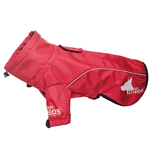 Dog Helios Extreme Softshell-Hundemantel, Fleece, Größe S, Rot von Pet Life