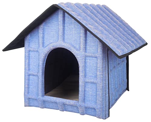 Pet Life ® Collapsi-Pad Haustier-Haus, zusammenklappbar, leicht, mit Innenmatte von Pet Life