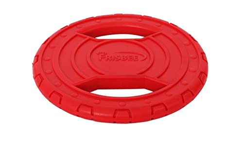 PetLife dt20rdb denta-toss Frisbee Chew Hundespielzeug & Fetch Beißring, eine Größe, blau und rot von Pet Life