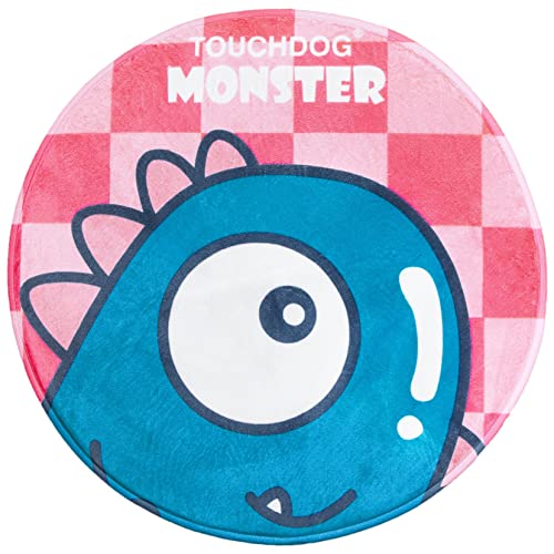 touchdog Katzen- und Hundematte mit Cartoon-Motiv, abgerundet, Einheitsgröße, Aqua Monster von Pet Life