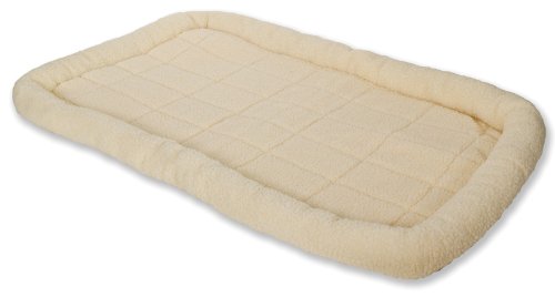 Miller Manufacturing Pet Lodge Fleece Dog Bed Soft Washable Cream Giant 47 inch von Pet Lodge