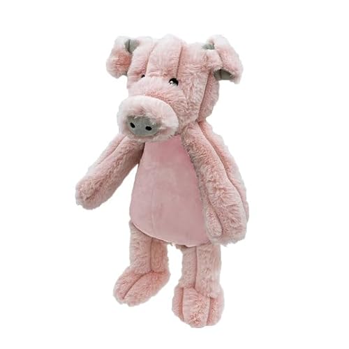 Pet Lou Farm Friends Schwein, 40,6 cm Höhe, Pink, Quietschspielzeug, Plüsch, Haustierspielzeug und Zubehör von Pet Lou