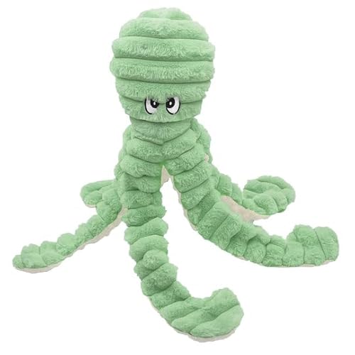 Pet Lou King Octopus, 66 cm Höhe, Pastellgrün, Quietschspielzeug, Plüsch, Haustierspielzeug und Zubehör von Pet Lou