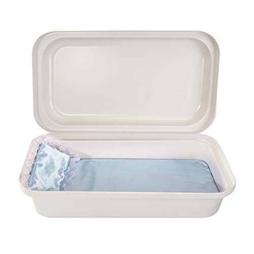 Pet Speicher Shop Classic Pet Casket – Farbe – Begräbnis Casket von America 's # 1 Pet Casket für Hunde, Katzen und andere Tiere, Small, weiß/blau von Pet Memory Shop