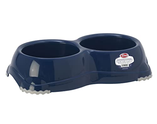 Hundeslip Schale 2x330ml, dunkelblau, P-EUROBOWL-INNO-2x330-BL von Pet Nova