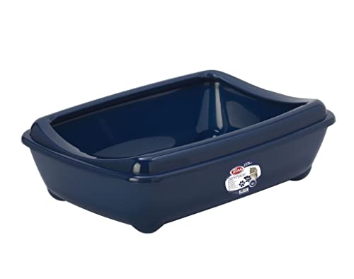 Pet Nova Katzentoilette mit Rahmen 42cm, Gr. M, dunkelblau, P-KITTYTRAY-MEDIUM-BL von Pet Nova