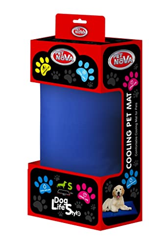 Pet Nova Kühlmatte 50x40cm Größe S, MAT-COOL-50x40-S-BL von Pet Nova