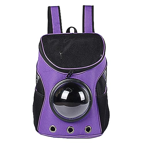 Pet Online Rucksack/Schulter Astronaut Kapsel Träger für Hund und Katze Kapsel Doppel Schulter pet-Rucksack, Violett von Pet Online