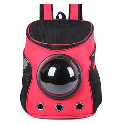 Pet Online Rucksack/Schulter Astronaut Kapsel Träger für Hund und Katze Kapsel Doppel Schulter pet-Rucksack, rot von Pet Online