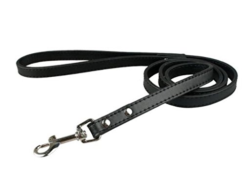 Pet Palace® Diva Doggy Lead Hundeleine für Diva Halsbänder, Schwarz von Pet Palace