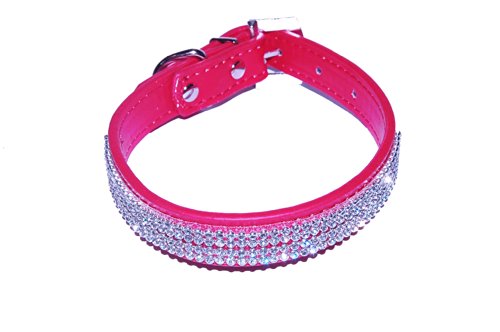 Pet Palace Welpen-Halsband "Diva Doggy" Leder mit Strass von Pet Palace