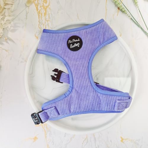 Hundegeschirr aus Kordel in Pastellviolett, Größe XS von Pet Pooch Boutique